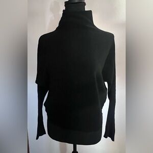 Magaschoni Black Cowl Neck Sweater
